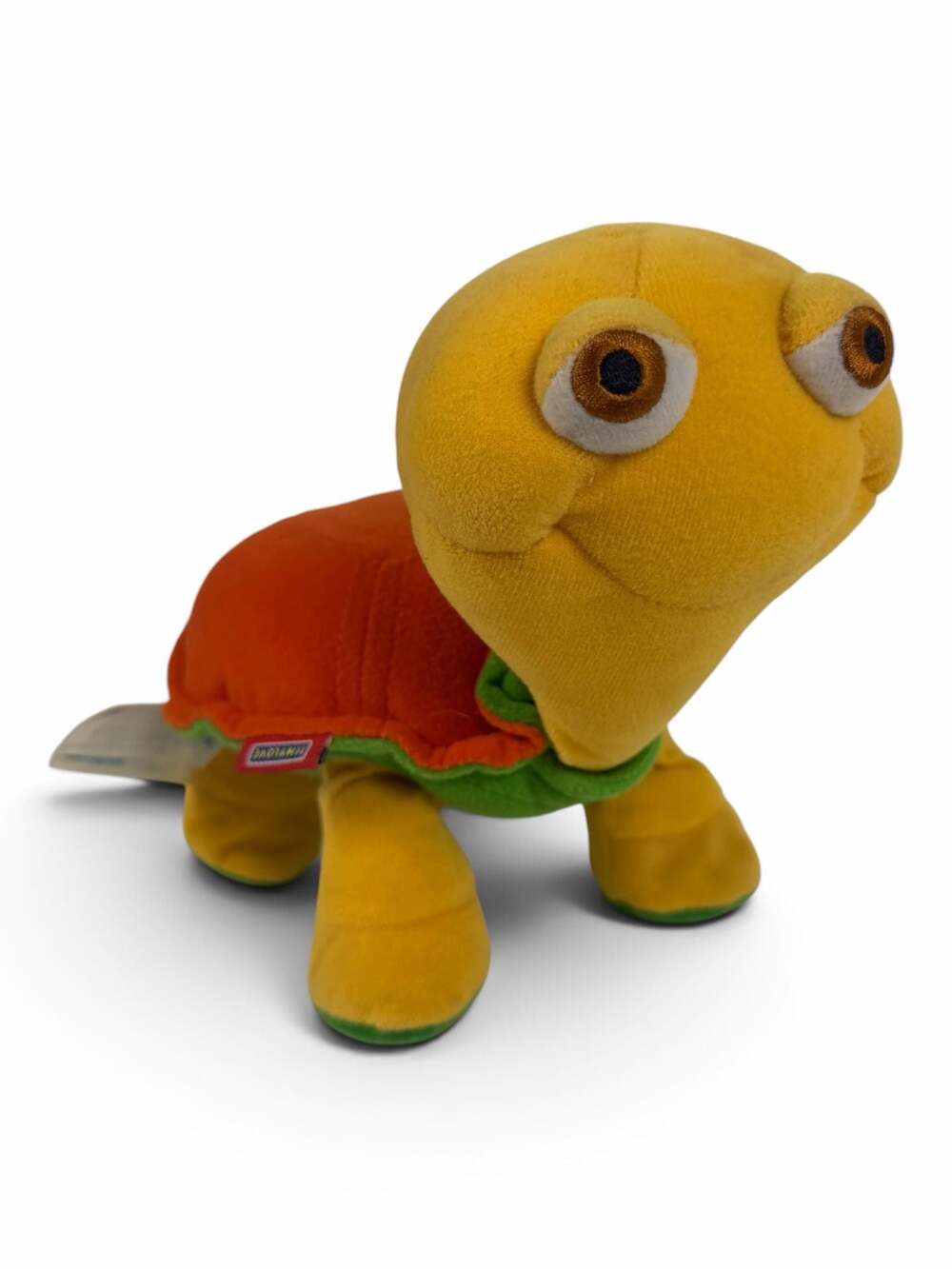 Tiny Love Plush Turtle Baby Toy Orange Green